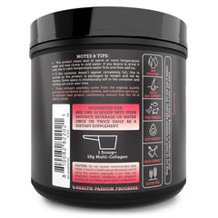 Zeal Naturals multi collagen powder scoop shown for easy daily serving.