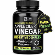 Zeal Naturals ACV capsules bottle for convenient daily digestion support