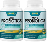ZEBORA Probiotics bottle showing 60 billion CFUs for gut health