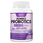 ZEBORA Probiotics for Women bottle front promotes digestive balance and daily wellness.