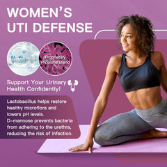 ZEBORA women's probiotics and D-Mannose support urinary health and gut balance