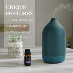 ZEIGGA LAB compact diffuser shown portable for travel or office use.