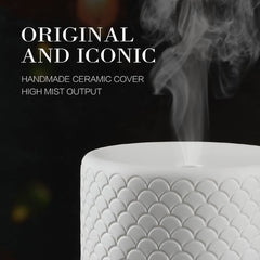 ZEIGGA LAB diffuser 280ml top ambient light mode creates soft glow.