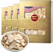 Zen Ginseng Wisconsin slices packaging on store shelf for daily energy.