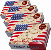 Zen Ginseng Wisconsin slices packaging highlights USA-made quality for daily use.