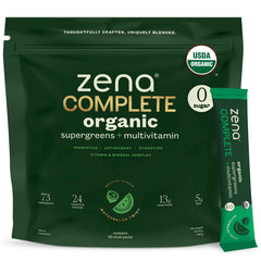 Zena Nutrition greens packets for on-the-go daily nutrition