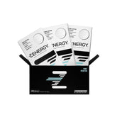 ZENERGY mint energy gum pack front showing compact, portable energy on the go.