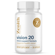 Zenith Labs Vision 20 bottle for daily eye support and easy supplementation