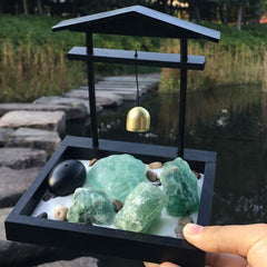 Zenkeeper green fluorite crystals perfect for altar displays and Reiki practice.