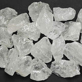 Zenkeeper rough clear quartz bulk for meditation and energy amplification.