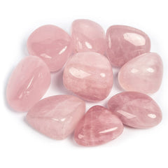 ZenQ rose quartz tumbled stones from Brazil ready for energy work