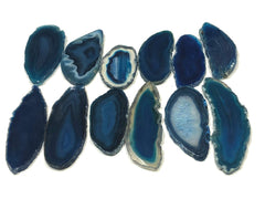 Zentron agate slice in blue tones ideal for jewelry projects.