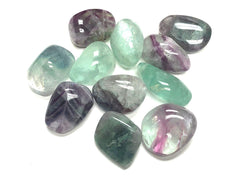 Zentron Crystal Collection close-up showing iridescent fluorite hues and natural patterns
