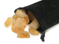 Zentron half-pound citrine stones ready for cabbing or tumbling projects