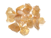 Zentron Crystal Collection rough citrine stones with velvet bag for secure storage