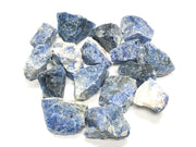 Zentron Crystal Collection rough sodalite stones for jewelry and crafts.