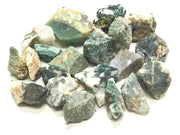 Zentron Crystal Collection rough tree agate stones, ideal for jewelry or lapidary projects.