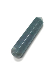Zentron Crystal Collection green moss agate wand for mindful rituals.