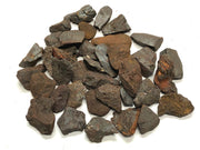 Zentron natural rough hematite crystals, large 1 inch, ideal for tumbling and polishing projects.