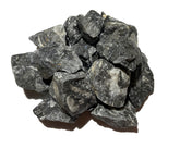 Zentron Rough Fossil Stone half-pound bag with assorted brown and grey pieces for lapidary.