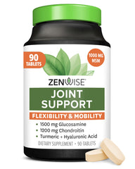 Zenwise Health Joint Support bottle front showing mobility support for active lifestyles.