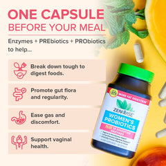 Zenwise Health probiotic capsules focused on vaginal health and comfort.