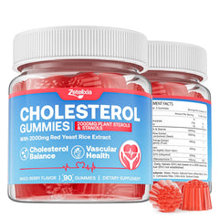 Zetelixia cholesterol gummies bottle for convenient daily heart support