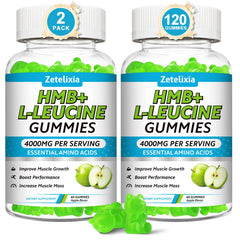 ZETELIXIA HMB and Leucine Gummies pack for athletes seeking muscle support