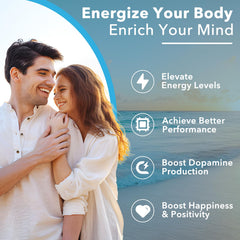 Zetelixia Tyrosine Gummies ingredients label shows 10-in-1 formula for enhanced routine