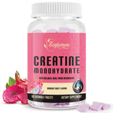Zeylamum Creatine for Women bottle showing convenient chewable format for on-the-go workouts