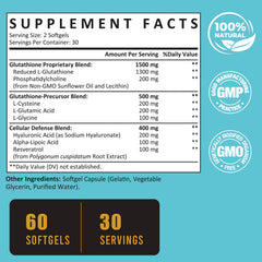 Zeylamum softgels bottle open showing capsules for convenient daily use.