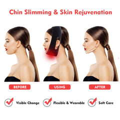Zhanghe red light therapy belt on shoulder for versatile coverage.