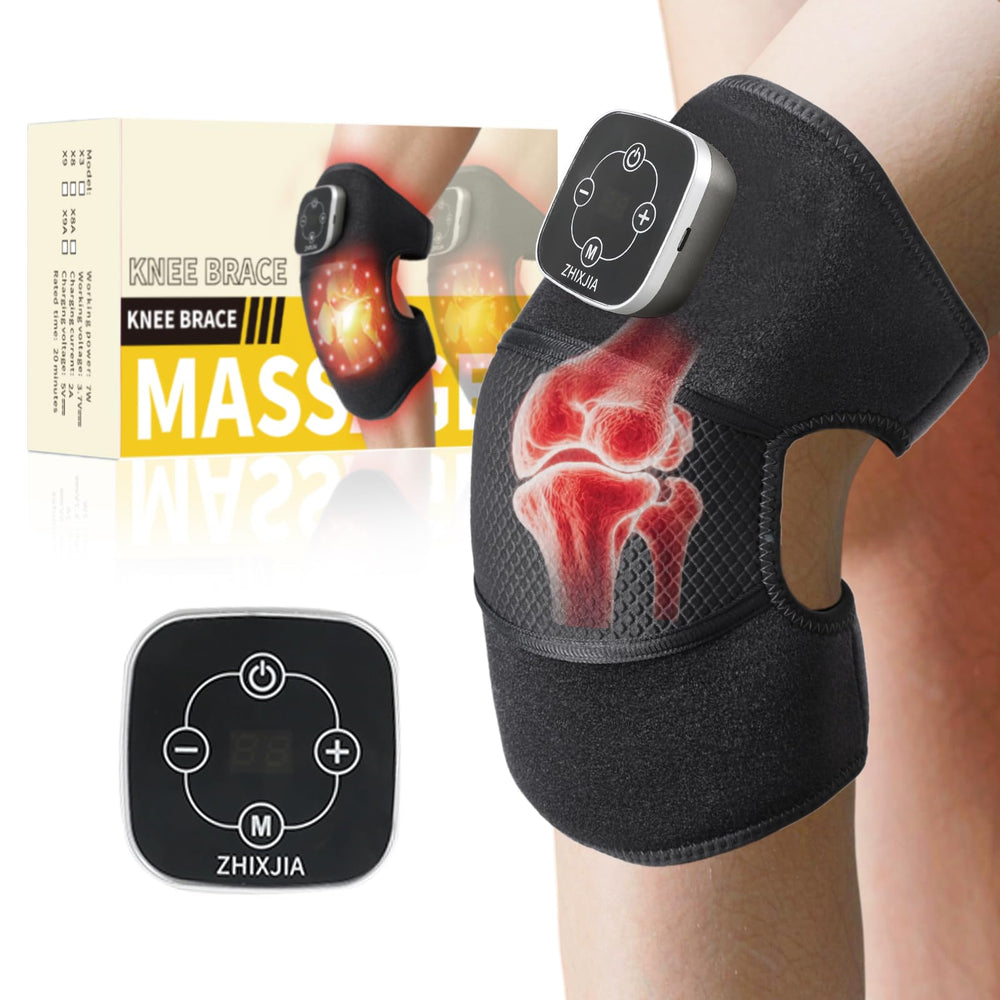 ZHIXJIA knee massage device with red light therapy for soothing relief at home