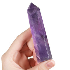 ZHIYUXI amethyst wand close-up for calm focus and visual charm