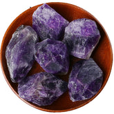 ZHIYUXI amethyst rough rock close-up for meditation and decorative display.