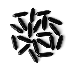 ZHIYUXI black obsidian wand in gift box for elegant display.