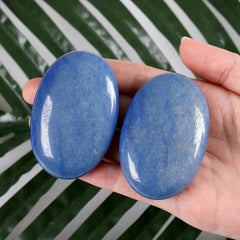 ZHIYUXI blue aventurine crystal decor for desk ambience and balance