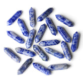 ZHIYUXI blue white sodalite wand in box, ideal for gifting and decor