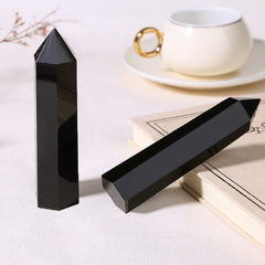Zhiyuxi obsidian wand gift-ready packaging makes a thoughtful mindful gift.