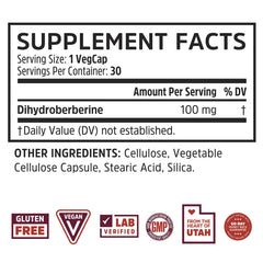 ZHOU Dihydroberberine capsules for convenient daily intake and potential energy support