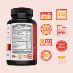 ZHOU Thyroid Support capsules close-up highlighting veggie capsules for energy