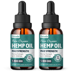 ziehooGe Hemp Oil bottle with premium packaging and purity
