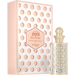 Zimaya Nojoum 18ml packaging detail, compact and gift-ready for on-the-go scent.