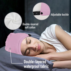 Waterproof outer layer protects bedding while wearing the pack overnight.