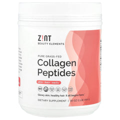 Zint Collagen Peptides bottle with neutral flavor for easy blending.