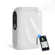 Zinyeme Scent Air Machine compact design blends with decor while diffusing fragrance.