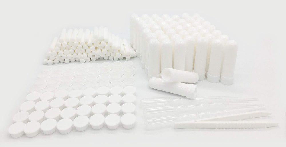 ZIOJOVK blank plastic tubes for on-the-go aromatherapy.