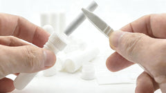ZIOJOVK plastic tweezers for easy handling.