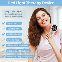 ZJKC red light device side view highlighting ergonomic handheld design.