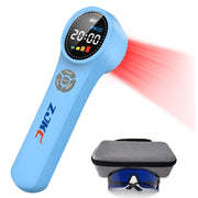 ZJKC red light therapy wand front view showing compact handheld design for easy use